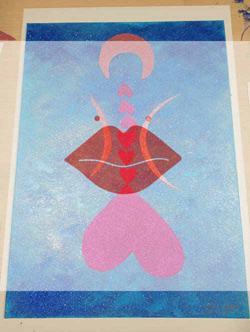 Pintura Corazones 1/1 by SELOM