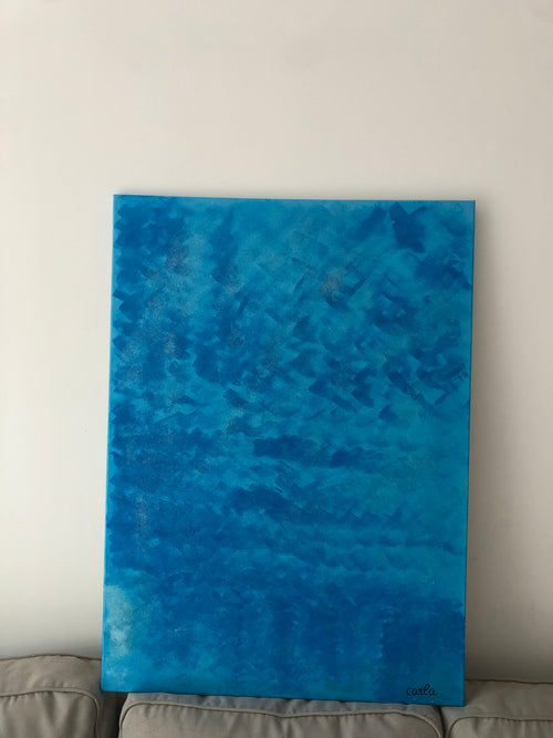 Blue Canvas Artwork
